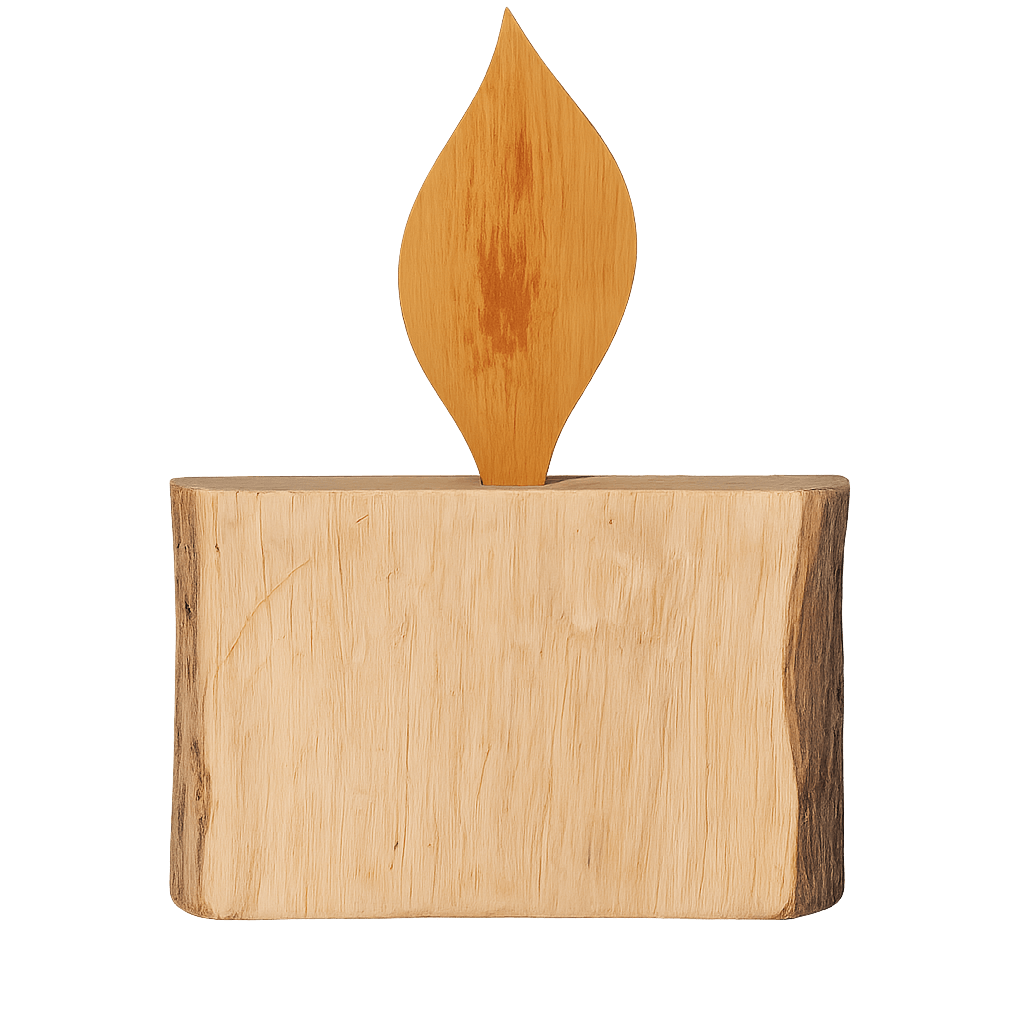 Holzkerze