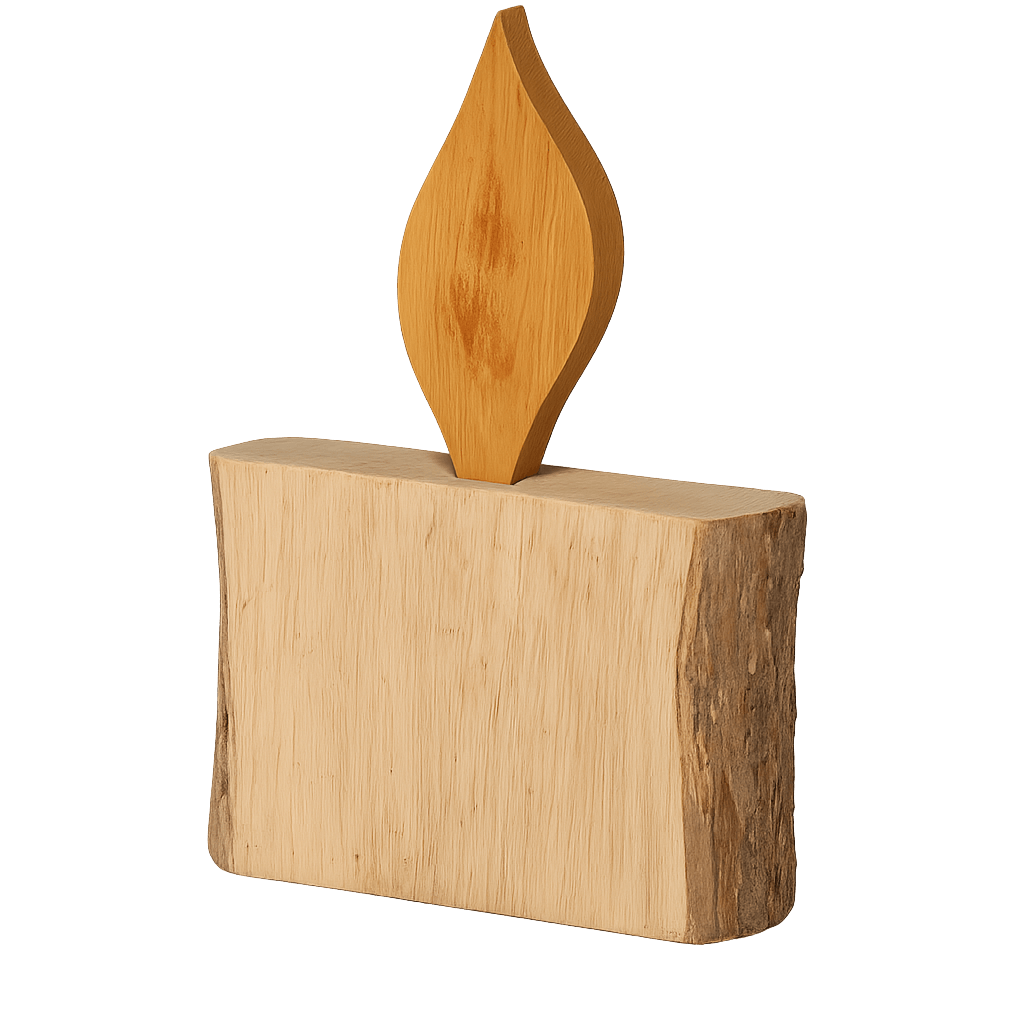 Holzkerze