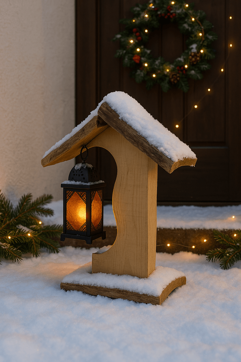 Winterzauber Laternenhalter