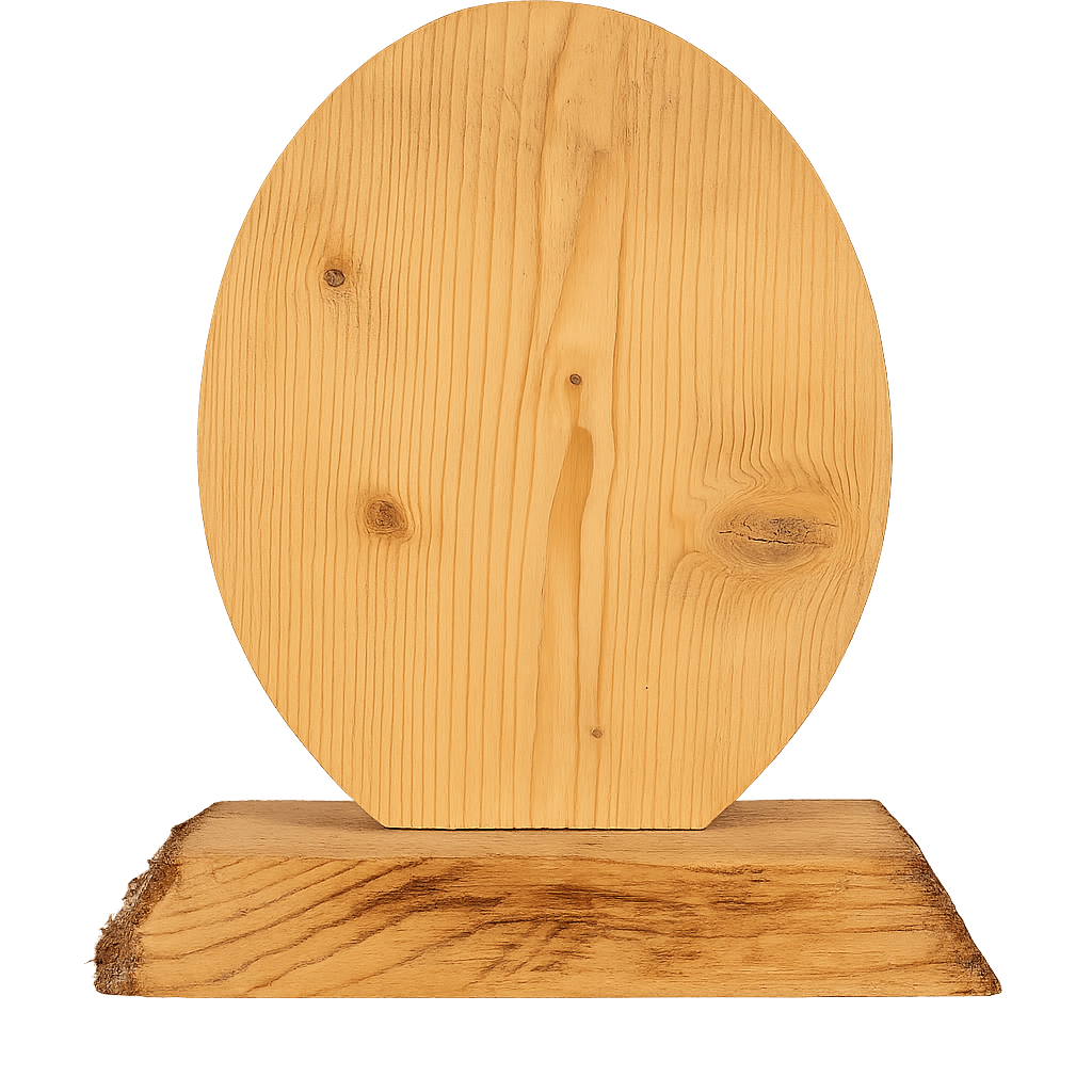 Osterei aus Holz
