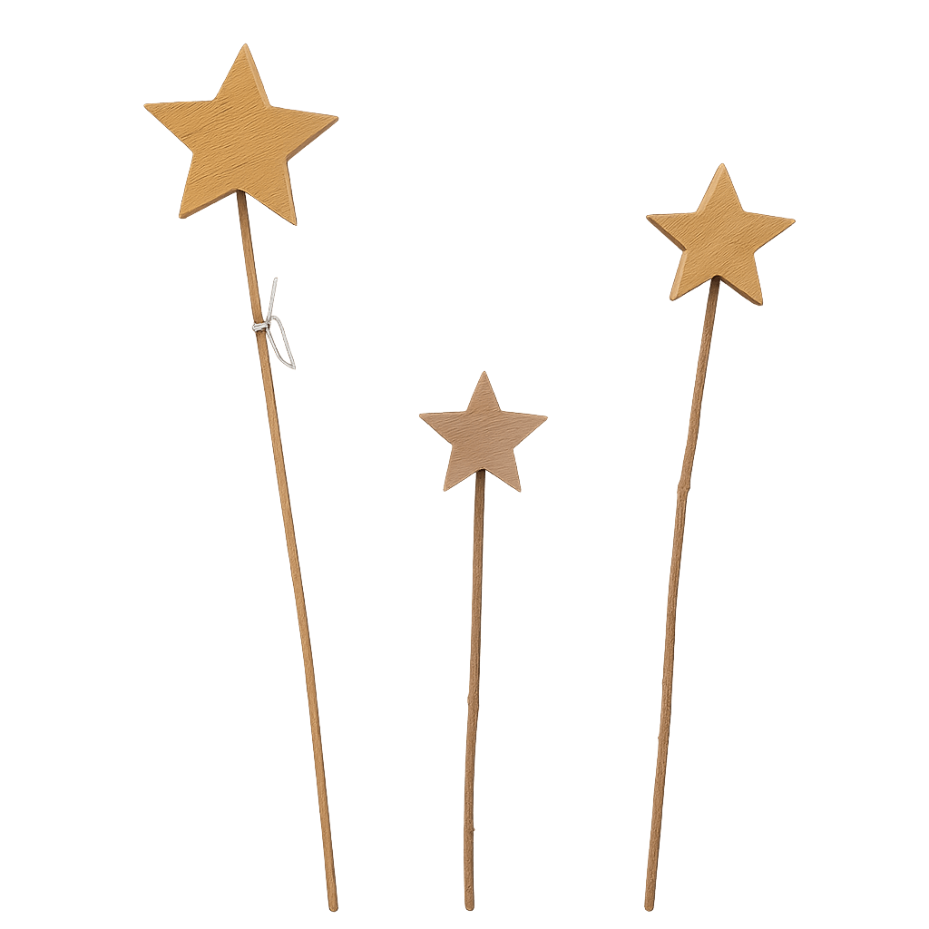 Kleine Weihnachtssterne im 3er-Pack