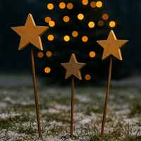 Kleine Weihnachtssterne im 3er-Pack