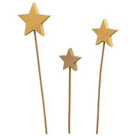 Kleine Weihnachtssterne im 3er-Pack